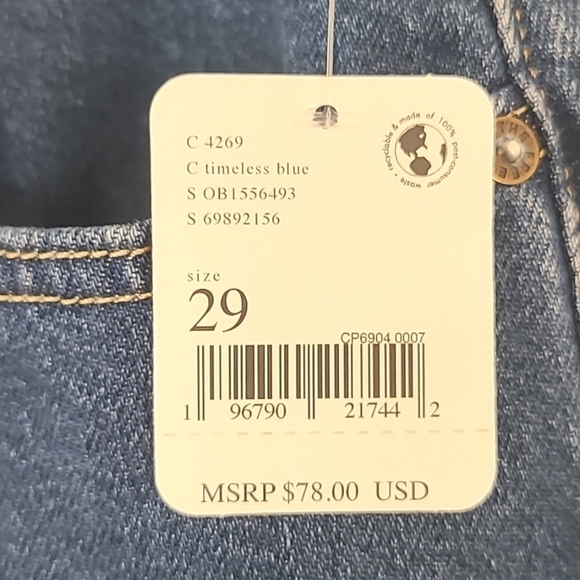 *NWT* WE THE FREE Ava High Rise Boot Cut Jeans Timeless Blue, size 29 - Picture 4 of 9
